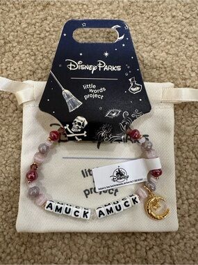 Little Words Project x Disney Parks Hocus Pocus 'AMUCK AMUCK' Bracelet Exclusive